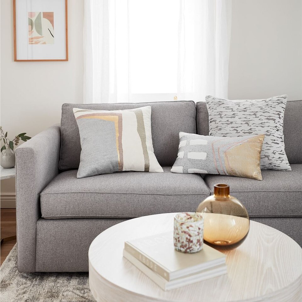 Distressed Cut Velvet Pillow Cover West Elm Australia